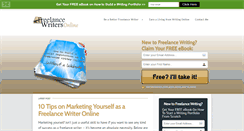 Desktop Screenshot of freelancewritersonline.com